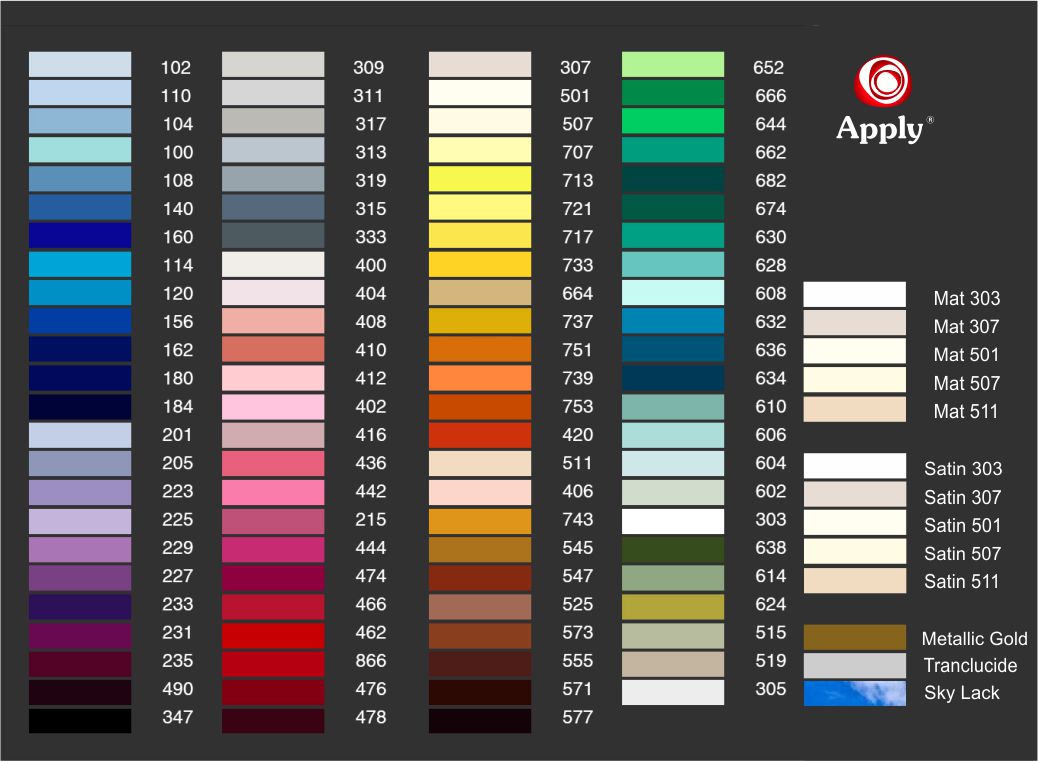 цвета натяжных потолков каталог