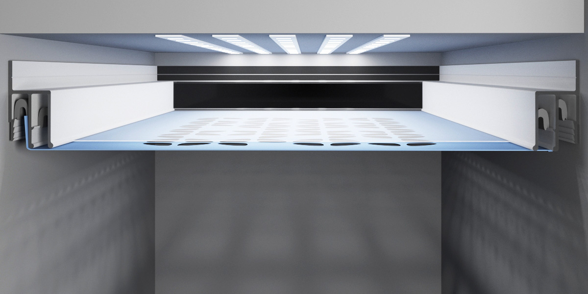 Apply 0 -профиль для резных натяжных потолков Apply.Схема монтажа профиля